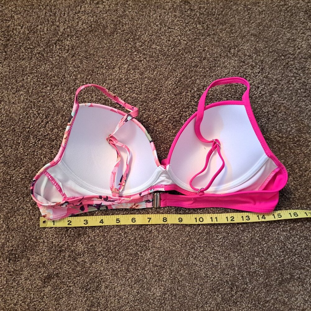New In Bag Summer Trend Women's Fashion 2-Piece Cross Bikini Set Swimsuit - Picture 4 of 15